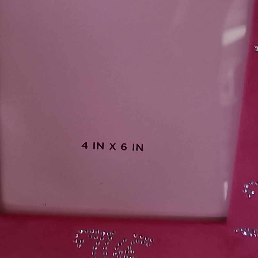 Juicy Couture Pink Photo Frame - 4x6